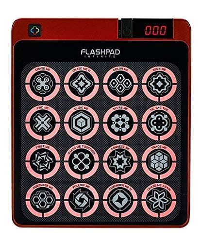 FlashPad Infinite Touchscreen Electronic Game With Lights - Red
