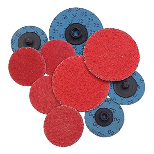 Preferred Abrasives Firestorm Ceramic Plus Quick-Lock Discs, 2" Diameter, 36 Grit, Type R (100/Box)