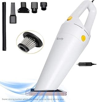 Voroly 6000PA Power Suction Handheld Car Vacuum Cleaner for Car Dry and Wet DC12V