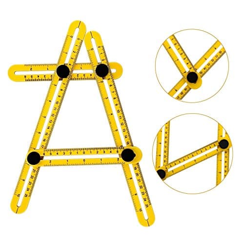 Template Tool, Measures Angles and Forms Ruler Tool For Home Garden DIY Project, Woodworking, Engineering, Dressmaker, Family expenses