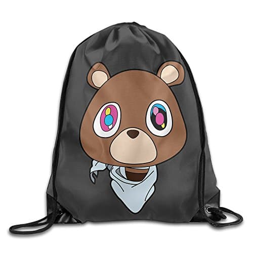 Kanye West Bear Drawstring Backpack Sack Bag