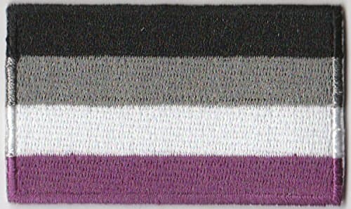 Asexual Pride Flag Embroidered Patch T4