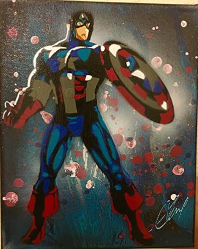 Captain American 8X10in