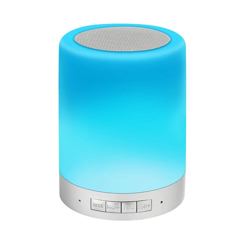 Amouhom Touch Sensor Bedside Lamp, Dimmable Table Night Light with Bluetooth Speaker, Best Gift for Men&Women&Kids