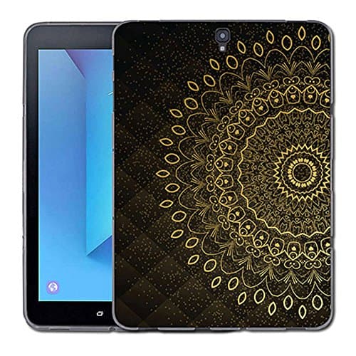 Galaxy Tab S3 9.7 Case, KHKJ Pattern Design [Clear Bumper] [Anti-Scratch] Soft TPU Tablet PC Skin Back Cover For Samsung Galaxy Tab S3 9.7 inch (Style:04)
