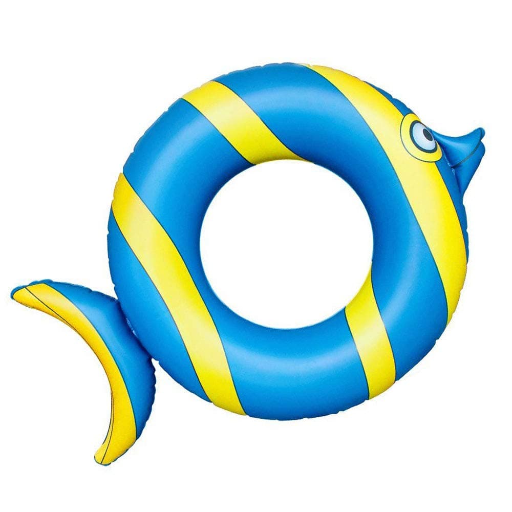 Pool Floats, Fish Pool Float Inflatable Float Tube Ring Durable Pool Floaties Swimming Water Raft Beach Outerdoor Pool Party Lounge Decorations Toys for Kids Boys Girls Adults
