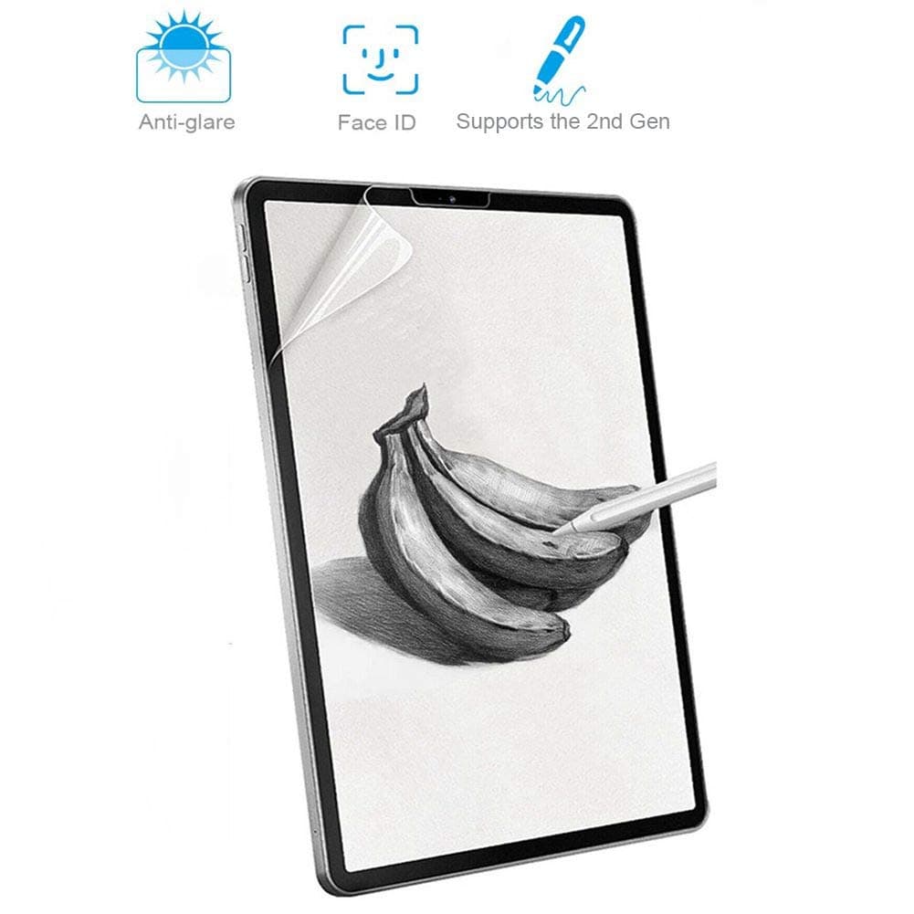 Paperlike iPad Pro 12.9 Screen Protector, High Touch Sensitivity Paper-Like Screen Protector PET Film for Drawing Sketch/Pencil Compatible/Anti Glare/Scratch Resistant-1 Pack