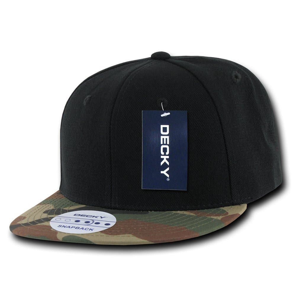 DECKY Camo Bill Snapbacks