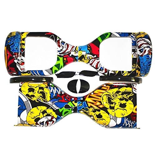 6.5" Hoverboard Shell Cover, Selenechen Outer Shell Case Cover DIY Replacement Parts for 6.5 inch 2 Wheels Smart Self Balancing Electric Scooter Hover Board (Grimace)