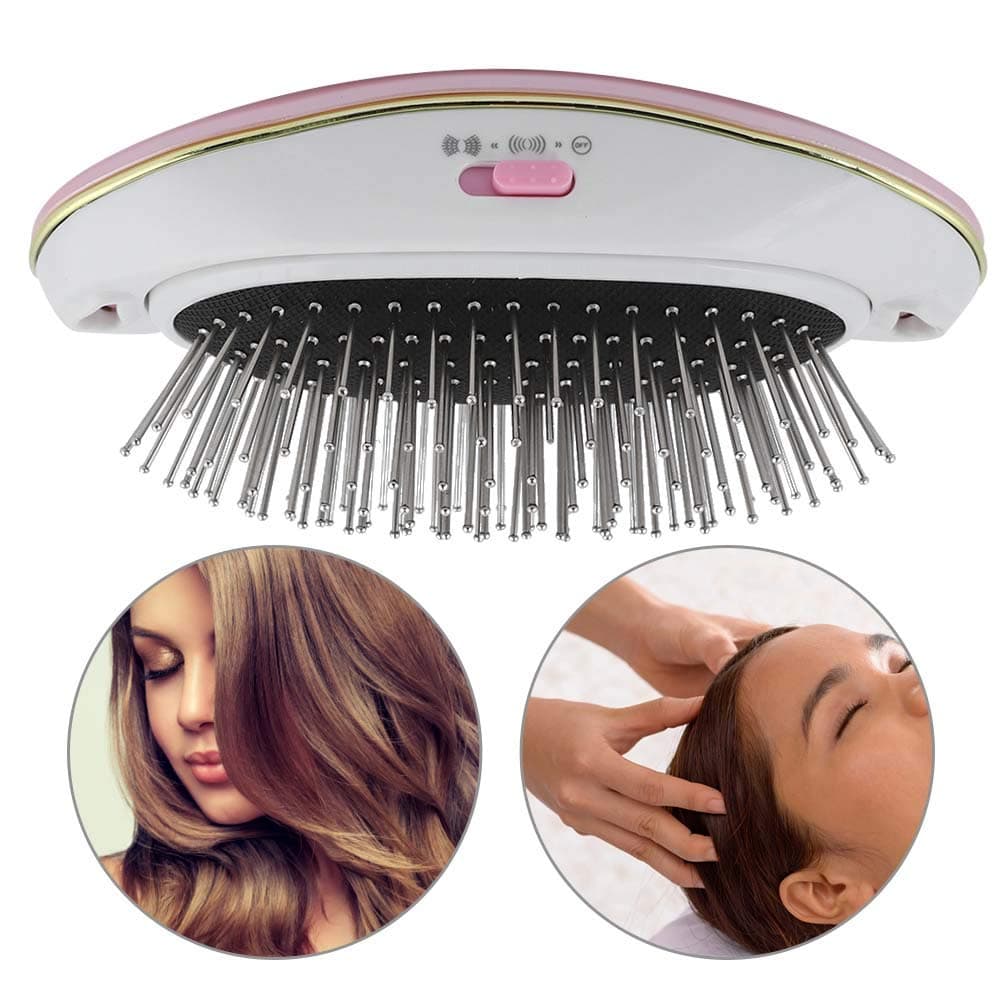 Electric Massage Combs,Negative Ion Function Anti-static Massage Comb Provide Vibrate Massage For Head, Help Relieve Fatigue And Make Hair Smooth(#1)