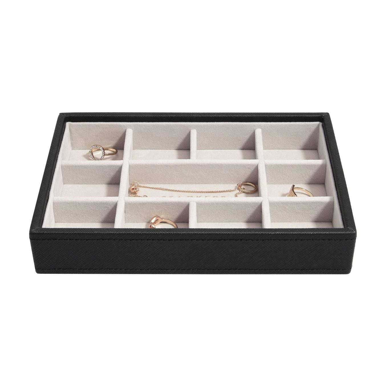 StackersBlack Mini Jewellery Box Trinkets Layer