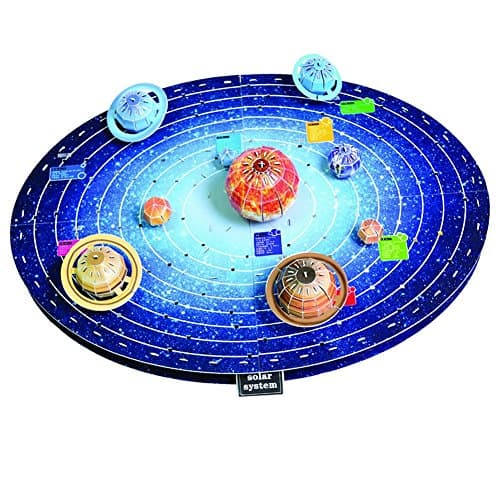 Creative Solar System Nine Planets Learning 3D Puzzle Model DIY Jigsaw Puzzle Model For Kits Children Boy Gift Toy