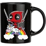 Deadpool Riding a Unicorn Mug