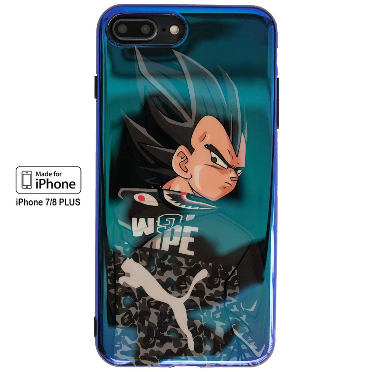 iPhone 8 Plus Case and 7 Plus case Hype DBZ Vegeta (iPhone &,8 Plus)