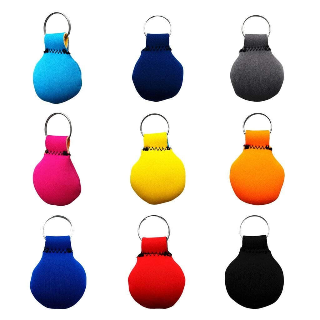 NATFUR Set 9 Floating Keyring Keychain Key Float for Beach Sea Jetski Water Sports Elegant Pretty Key-Chain Cute for Men Holder for Girls for Gift Beautiful