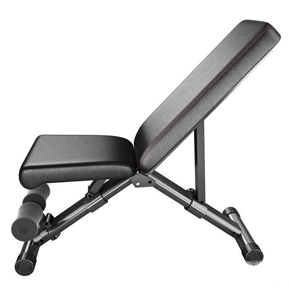 ALYR Multi Purpose Weight Bench, Workout Benches Adjustable Exercise Utility Bench Folding Fitness Benches for Whole Body Exercise,Black