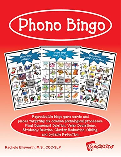 Speech Corner Phono Bingo - Educational Workbook