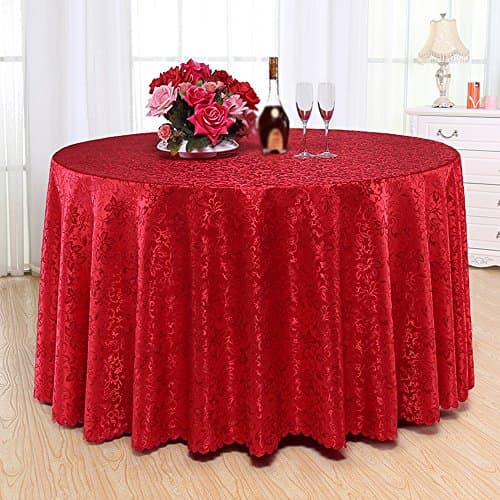 Hotel Round Table Banquet Table Solid Color Shape Is Different (Color : 7, Size : 180cm)