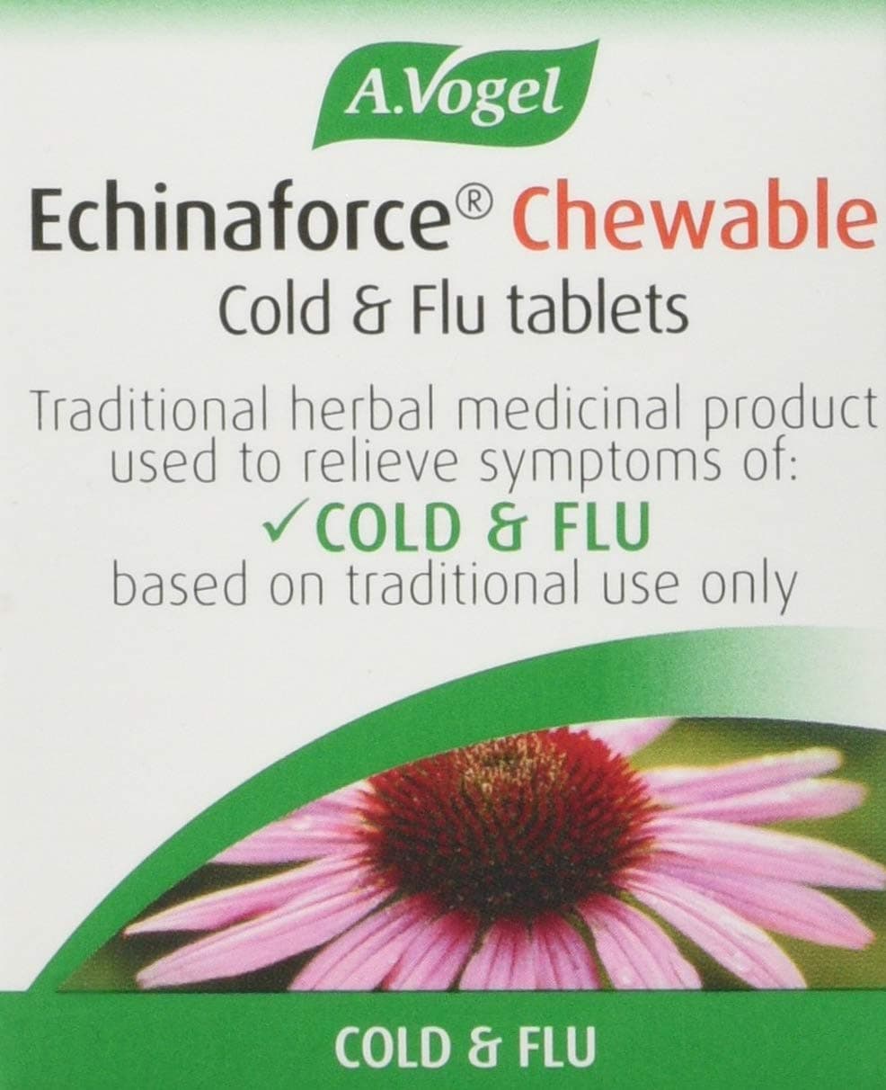 A.Vogel Echinaforce Cold & Flu 40 Chewable Tablets