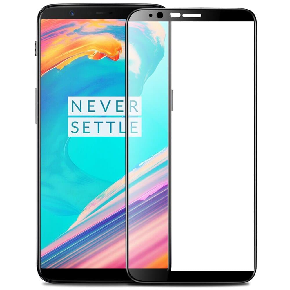 Couls Oneplus 5T Screen Protector,3D Curved Full Coverage [ 9H Hardness] [Anti Scratch] HD Clear Tempered Glass Screen Protector for Oneplus 5t Smartphone (1Pack)