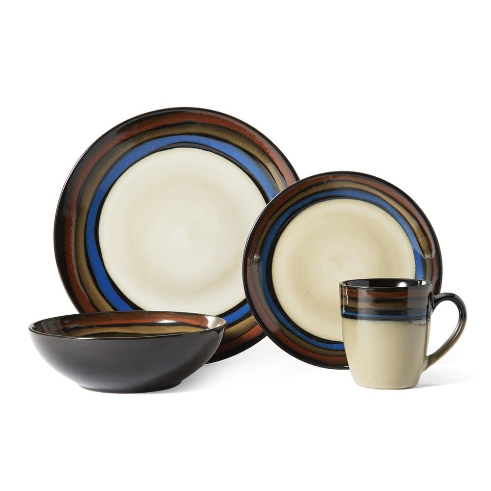 Pfaltzgraff 5136399 Galaxy dinnerware Set, Stoneware, Assorted