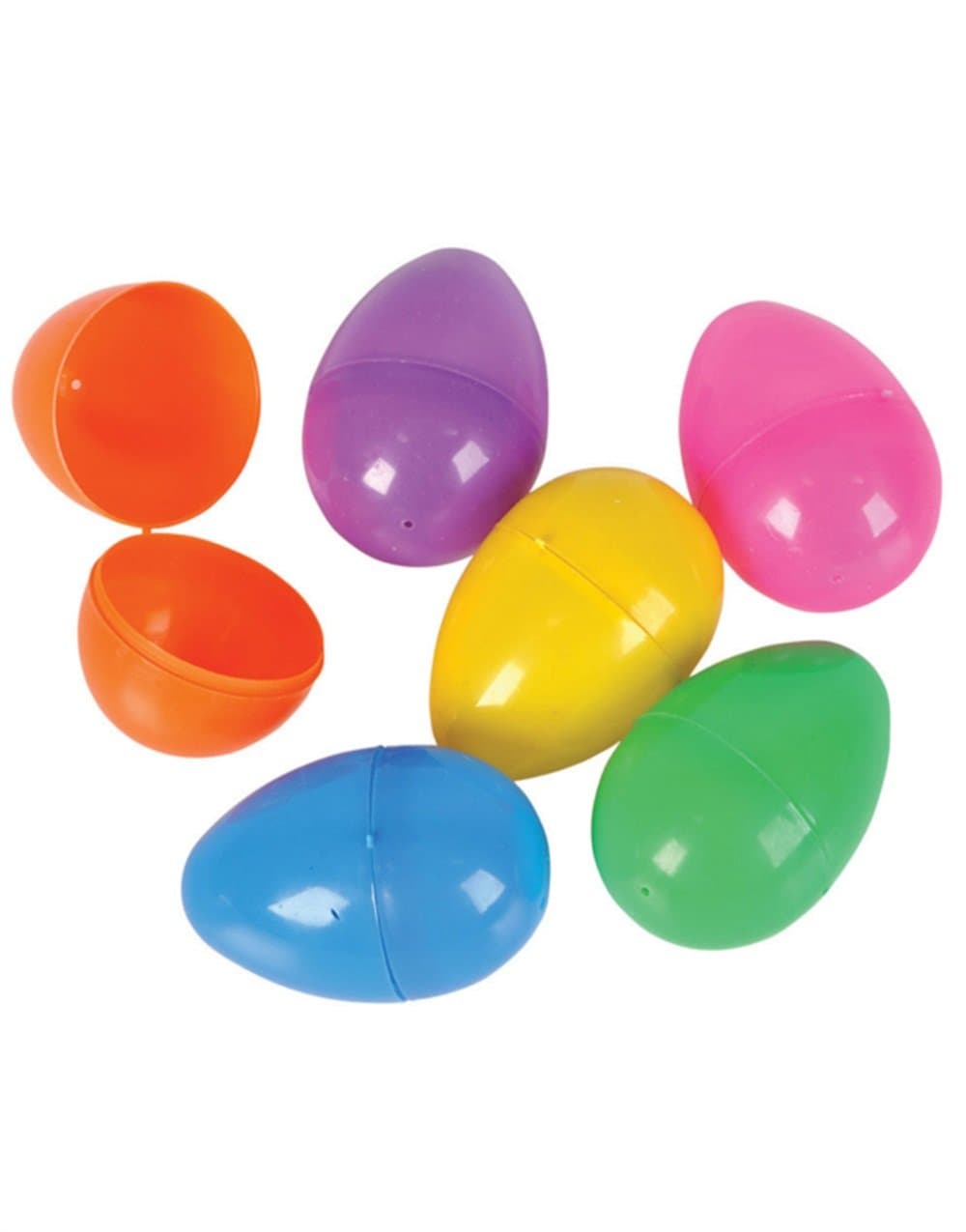 Plastic Easter Eggs Assorted Colors (2 dozen)