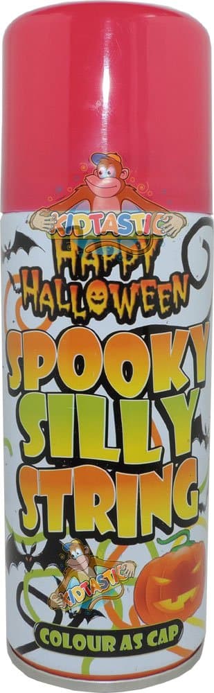 PINK SILLY STRING - Crazy Pink coloured silly string 200ml can