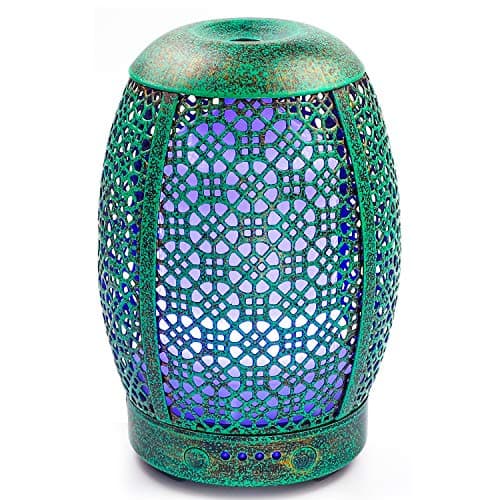 Arvidsson Essential Oil Diffuser, 100ml Metal Ultrasonic Aromatherapy Diffusers for Essential Oils, 7 Color Night Light