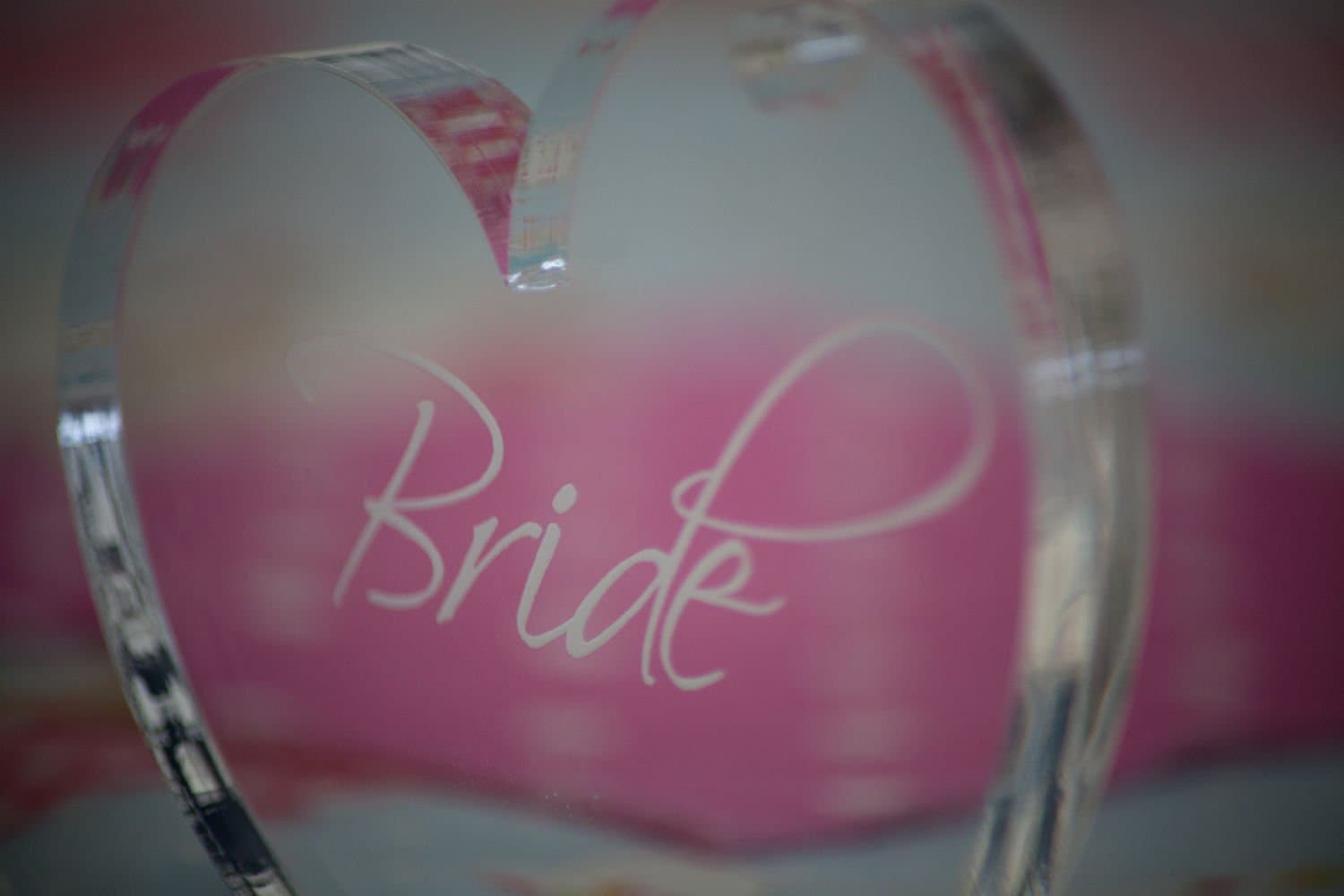 Bride Heart Balloon Weight