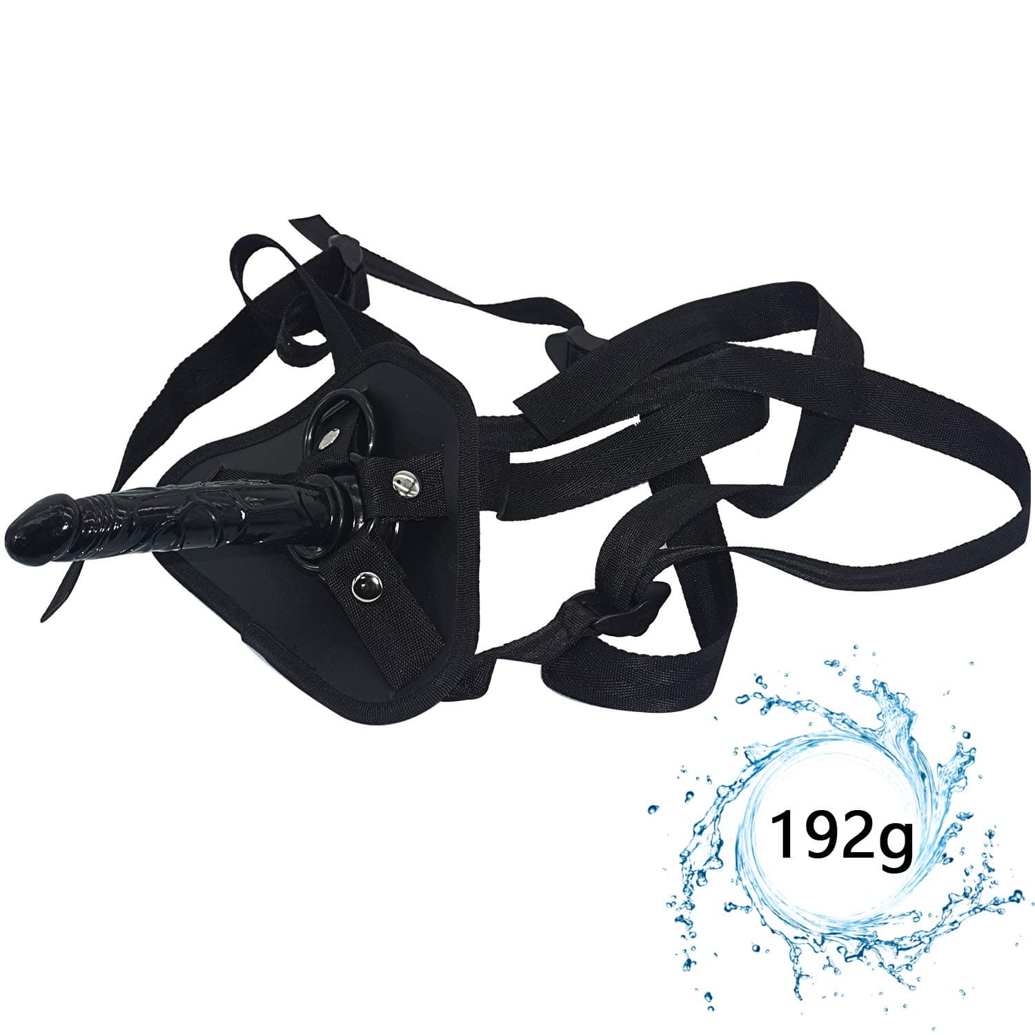 Small Size Stráp on for Coúples with Suction Base Beginner Trainer Set (Black)