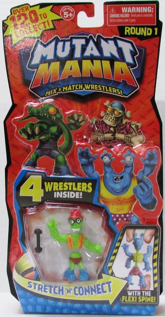 Mutant Mania, Round 1 Figures, 4-Pack (Characters May Vary) by Moose Toys