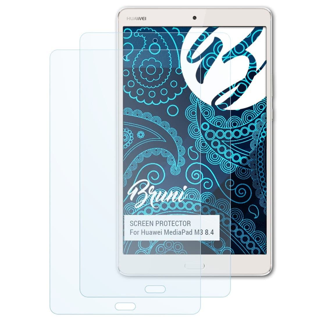 Screen Protector compatible with Huawei MediaPad M3 8.4 Protector Film, crystal clear Protective Film (2X)