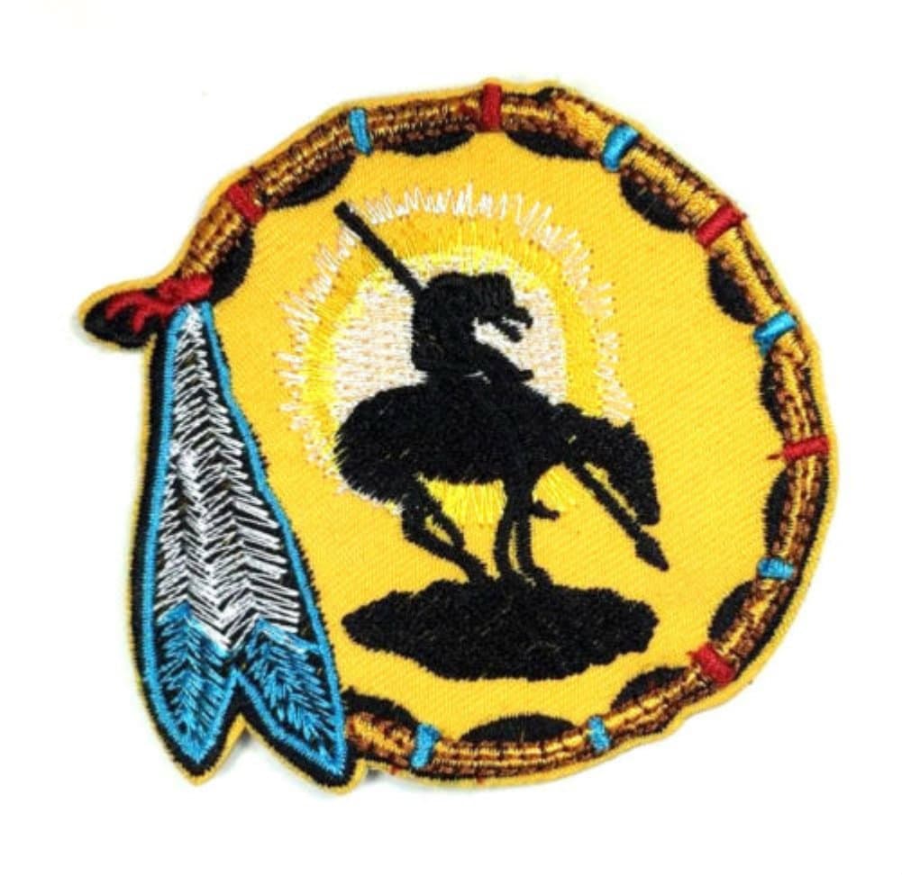 Native American Indian Pride Dream-catcher Chief Patch 3"