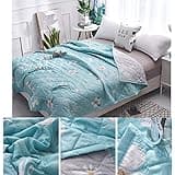 Tinffy Summer Quilted Blacket Printed Pattern Soft Comfortable Quilt