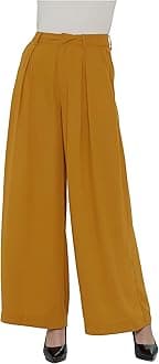 TronjoriWomen High Waist Casual Wide Leg Long Palazzo Pants Trousers Regular Size