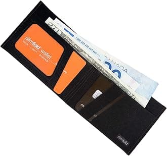 SlimFold Minimalist Wallet - RFID Option - Thin, Durable, and Waterproof Guaranteed - Made in USA - MICRO Size