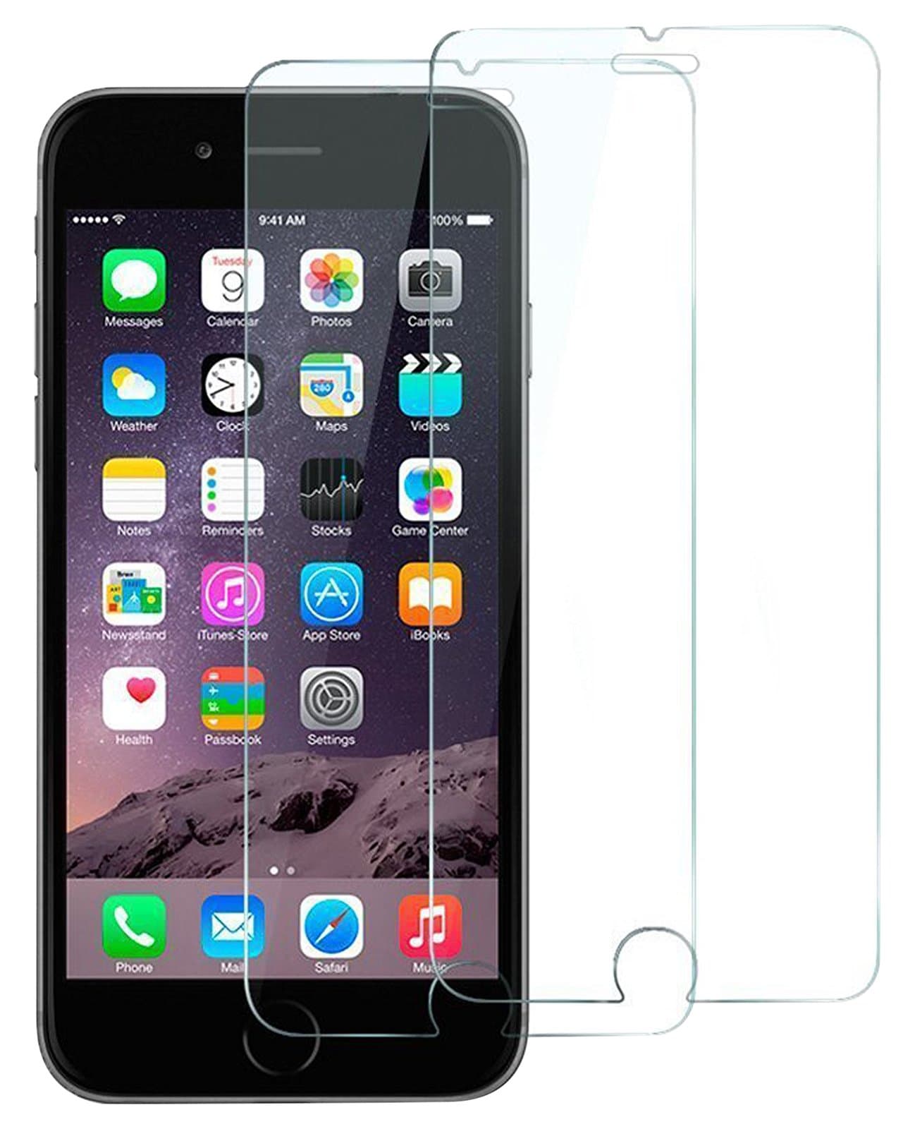 iPhone 7 Plus Screen Protector [5.5 inch][2 Pack] JCHope Screen Protector Tempered Glass, 3D Touch Compatible, No Bubbles, Oil and Scratch Coating, Touch Clear