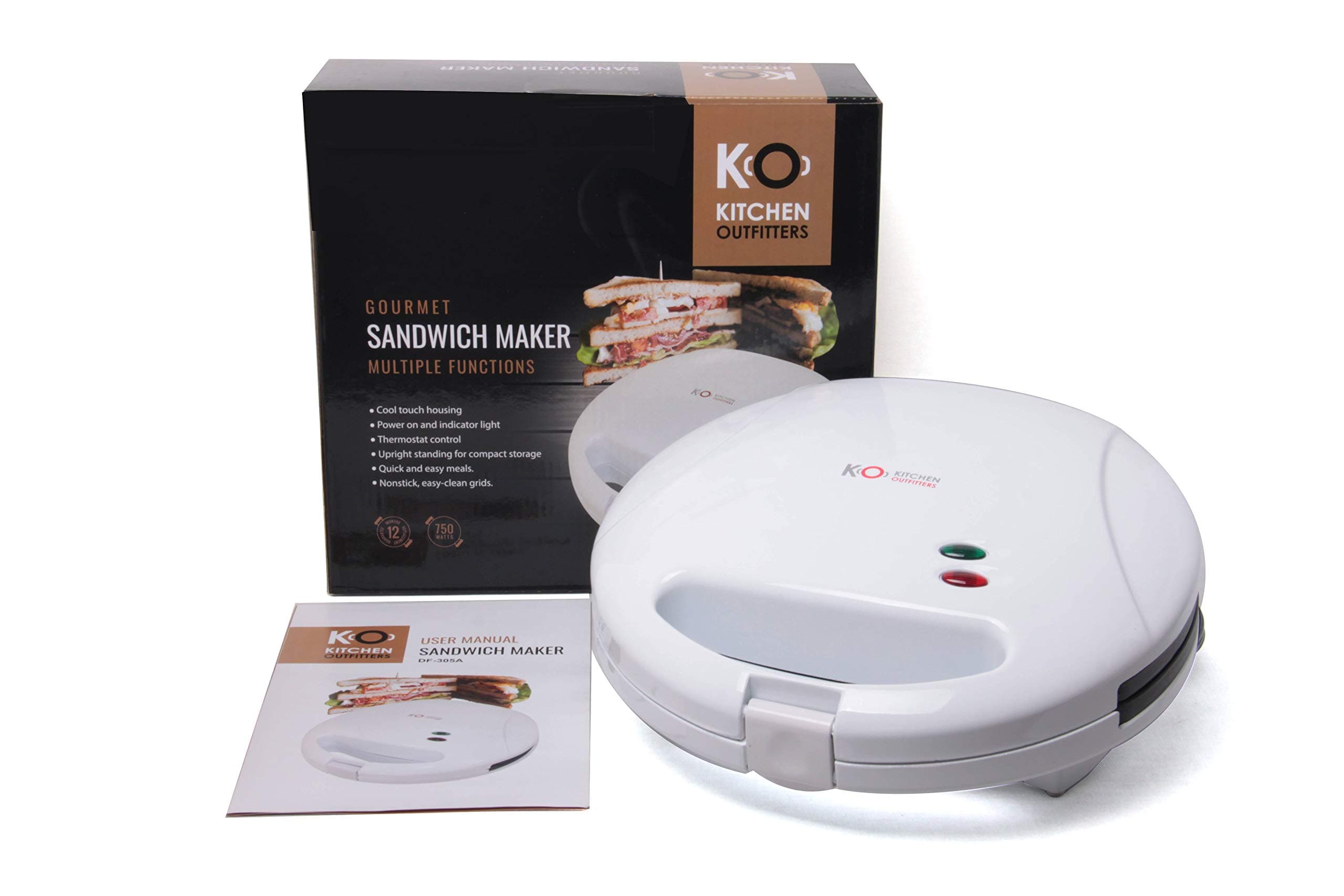 Kitchen Outfitters Multiple Function Gourmet Sandwich Maker