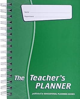 The Teacher's Planner 2024-25: A5, Green, 8 Period (TP7-GRN)
