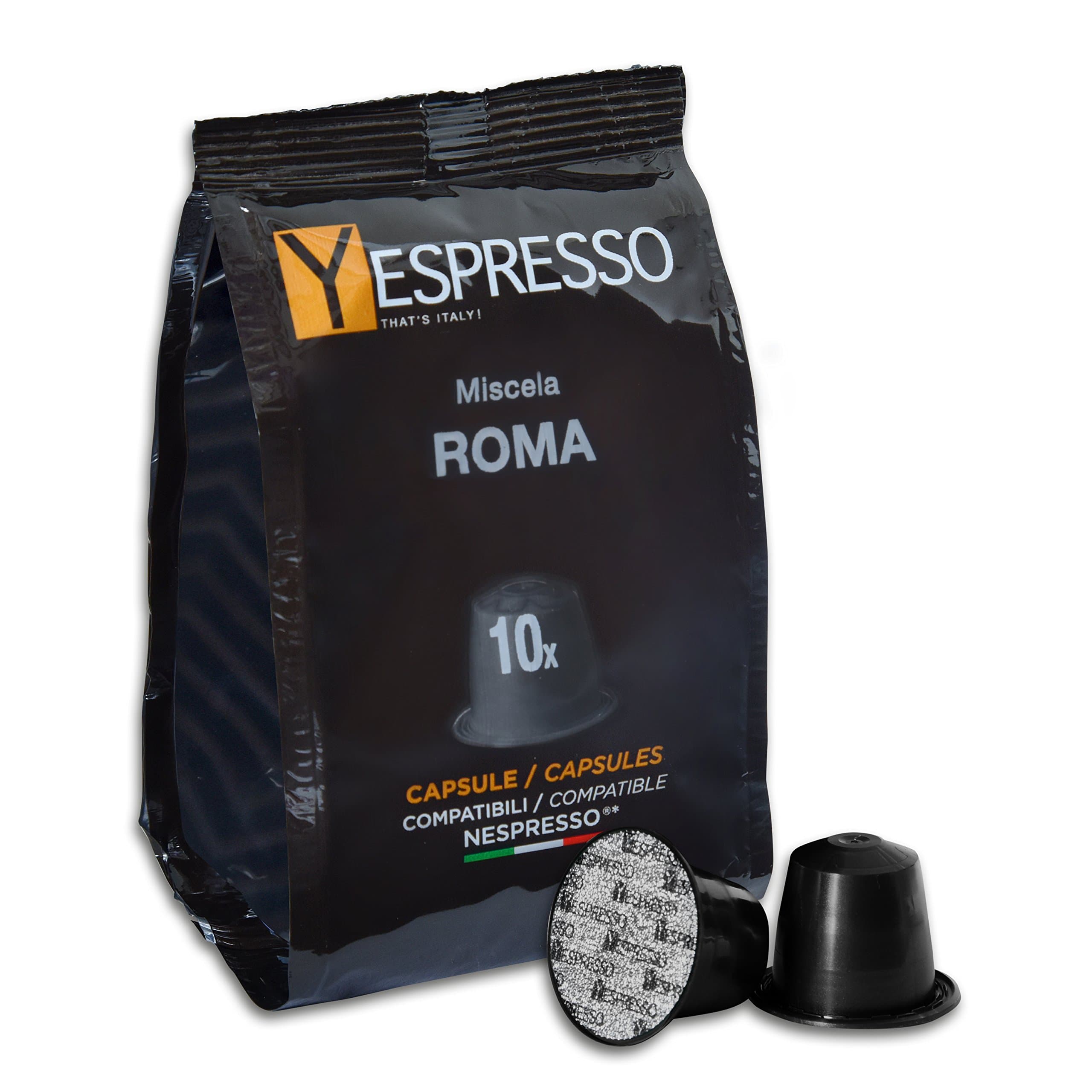 50 Compatible Capsules NESPRESSO – Roma