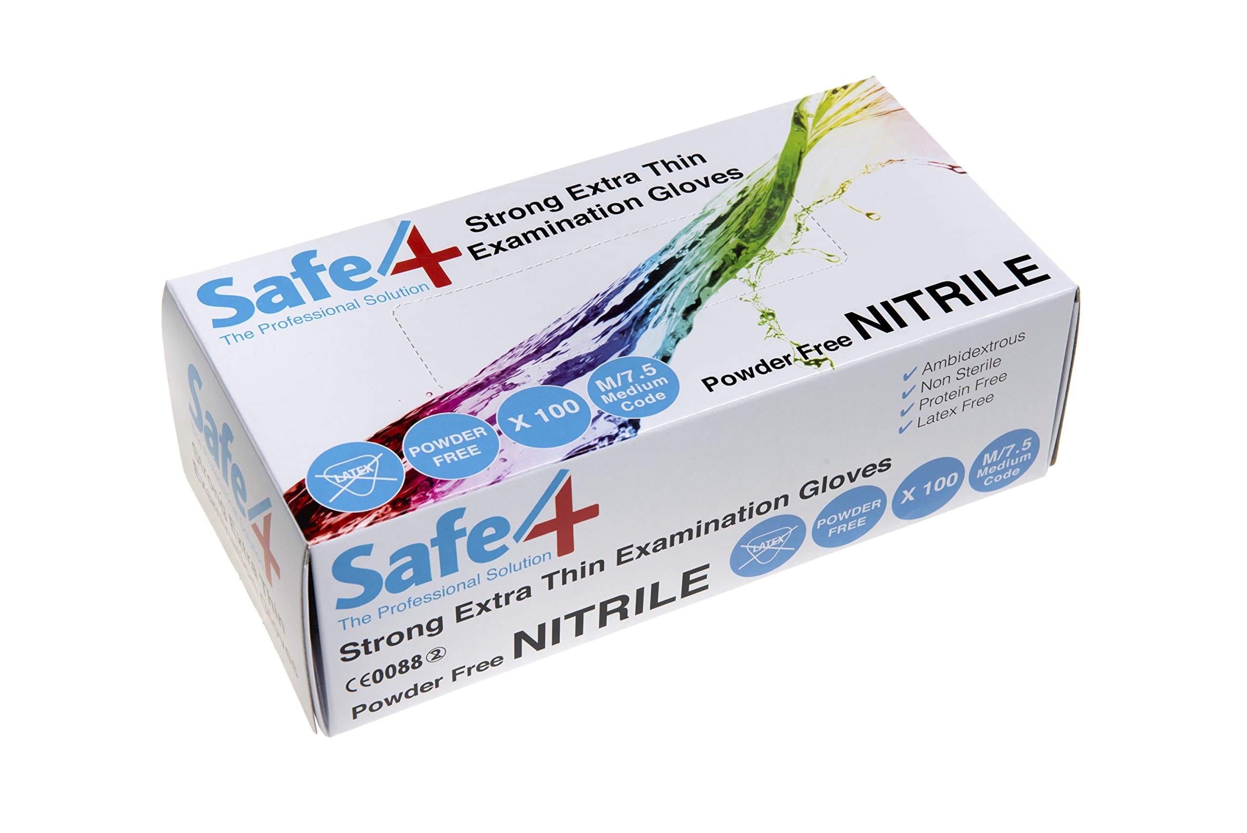 Safe4 Nitrile 100 Gloves, X-Large