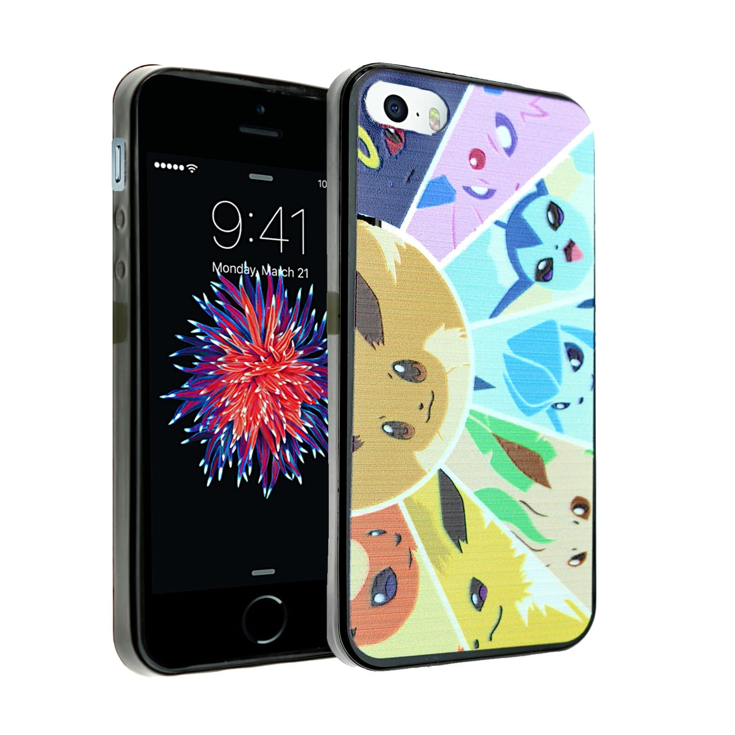 iPhone SE CASEMPIRE Eevee Evolution TPU Case Shock Proof Never Fade Slim Fit Cover for iPhone SE Vaporeon