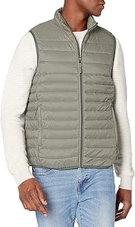 Men's Lightweight Water-Resistant Packable Puffer Vest