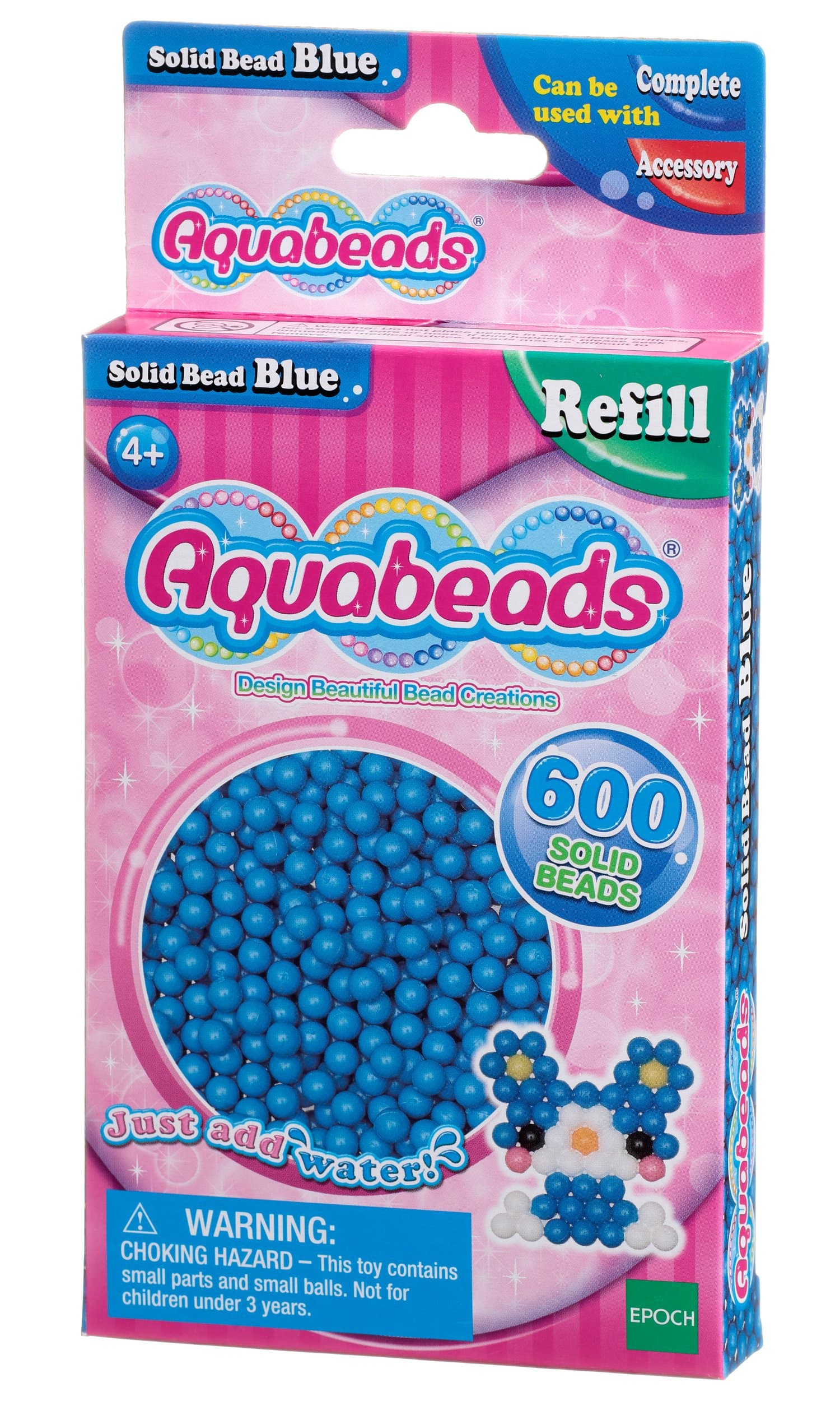 Aquabeads Solid Bead Pack - Blue (Dispatched from UK)