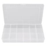 EKB-107 Plastic 18 Compartments Electronic Components Storage Box Case Container (Transparent)