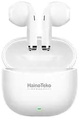 HainoTekoGermany True Wireless Earphones With Super Clear Mic and High Bass Sound Quaity (White)