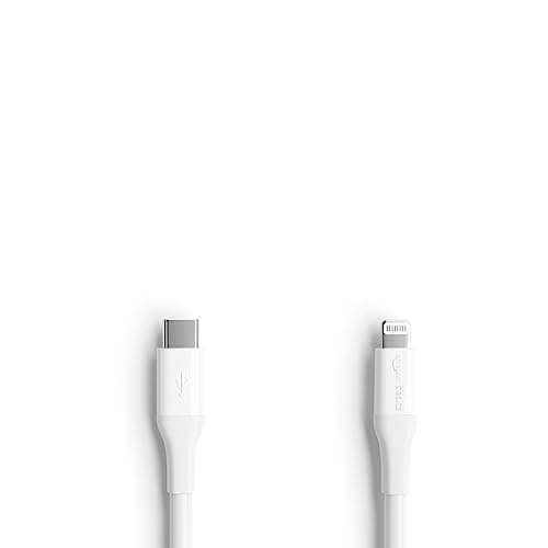 Amazon Basics USB 2.0 Type-C to Lightning Cable (MFi Certified), 3 m, White