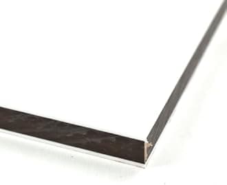 BuyPlastic King ColorCore Plastic Sheet 3/4" x 12" x 48" White-Brown-White Color Core, HDPE Board, High Density Polyethylene Panel