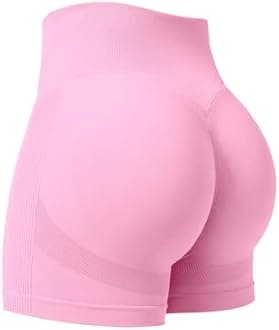 YEOREO Professional Women Workout Shorts 3.6" Scrunch Shorts Seamless High Waisted Contour Gym Yoga Biker Shorts