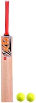 Lightweight Popular Willow Cricket Bat Size 6 with 2 Cricket Tennis Ball Cricket Kit